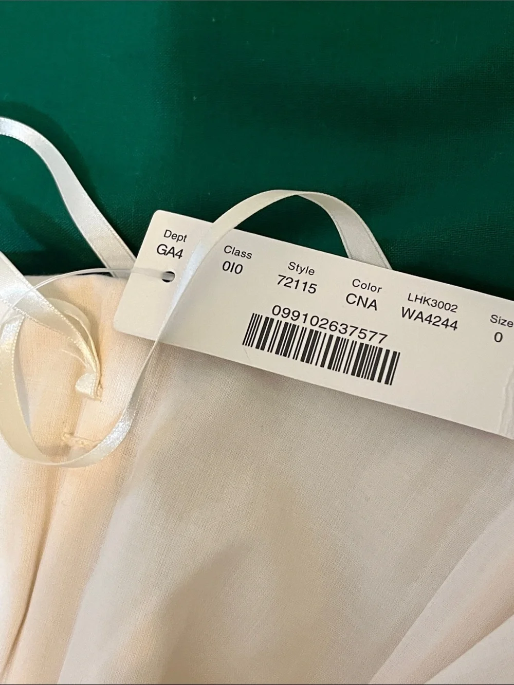 J. Crew strapless shell
